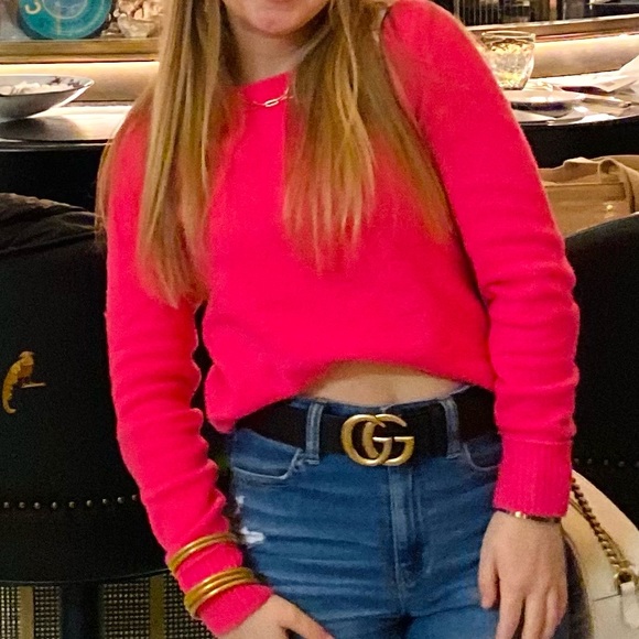 J Crew hot pink sweater!! - Picture 4 of 4